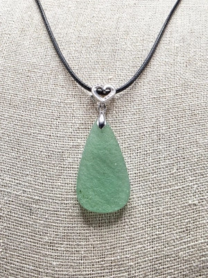 Pendentif paix intérieur et confiance aventurine druzy