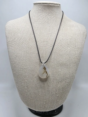 Pendentif ancrage et douceur agate montana