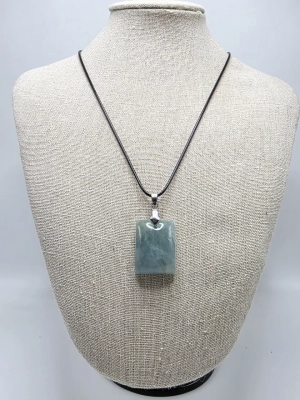 Pendentif tolérance et courage aigue-marine