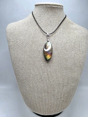 Pendentif bouclier énergétique labradorite