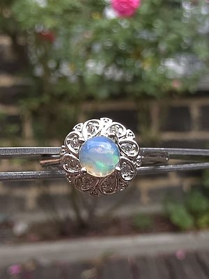 bague en opale welo