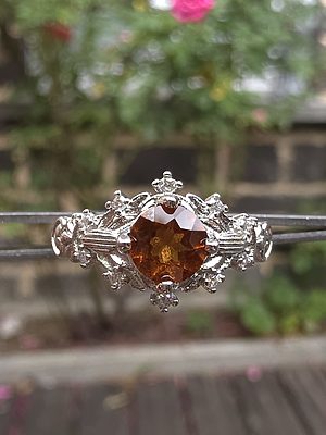 bague grenat hessonite