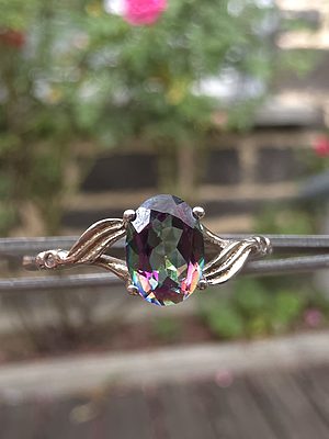 bague en quartz traité