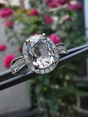 Bague en cristal de roche